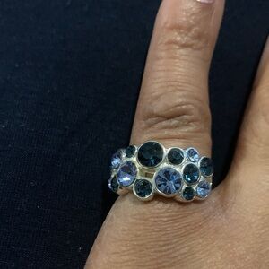 Elegant Blue Gemstone Ring